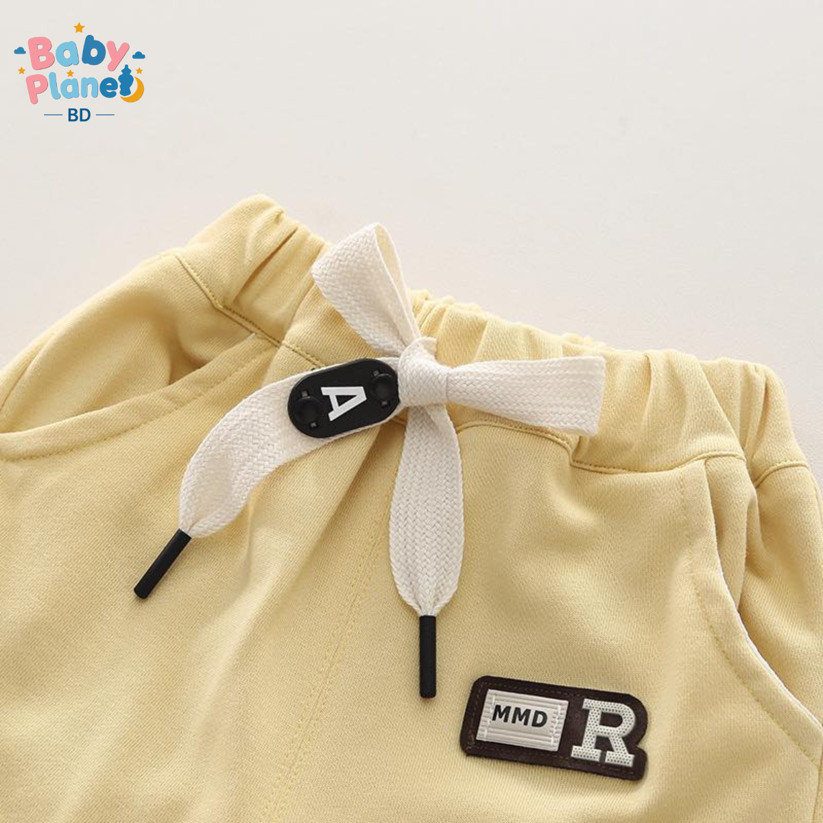  Imported Bubble Print Round-Neck Short-Sleeve Baby Top & Casual Trousers Two-Piece Set – Trendy Outfit